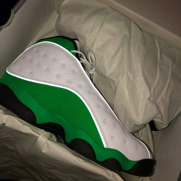 Brand new pair of Jordan 13’s Lucky Green